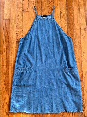Halter style BDG chambray dress